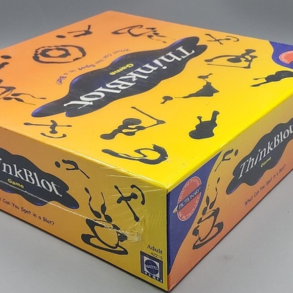 Thinkblot Mattel 1997 Game What Can you Spot In A Blot Factory Sealed - Picture 3 of 6
